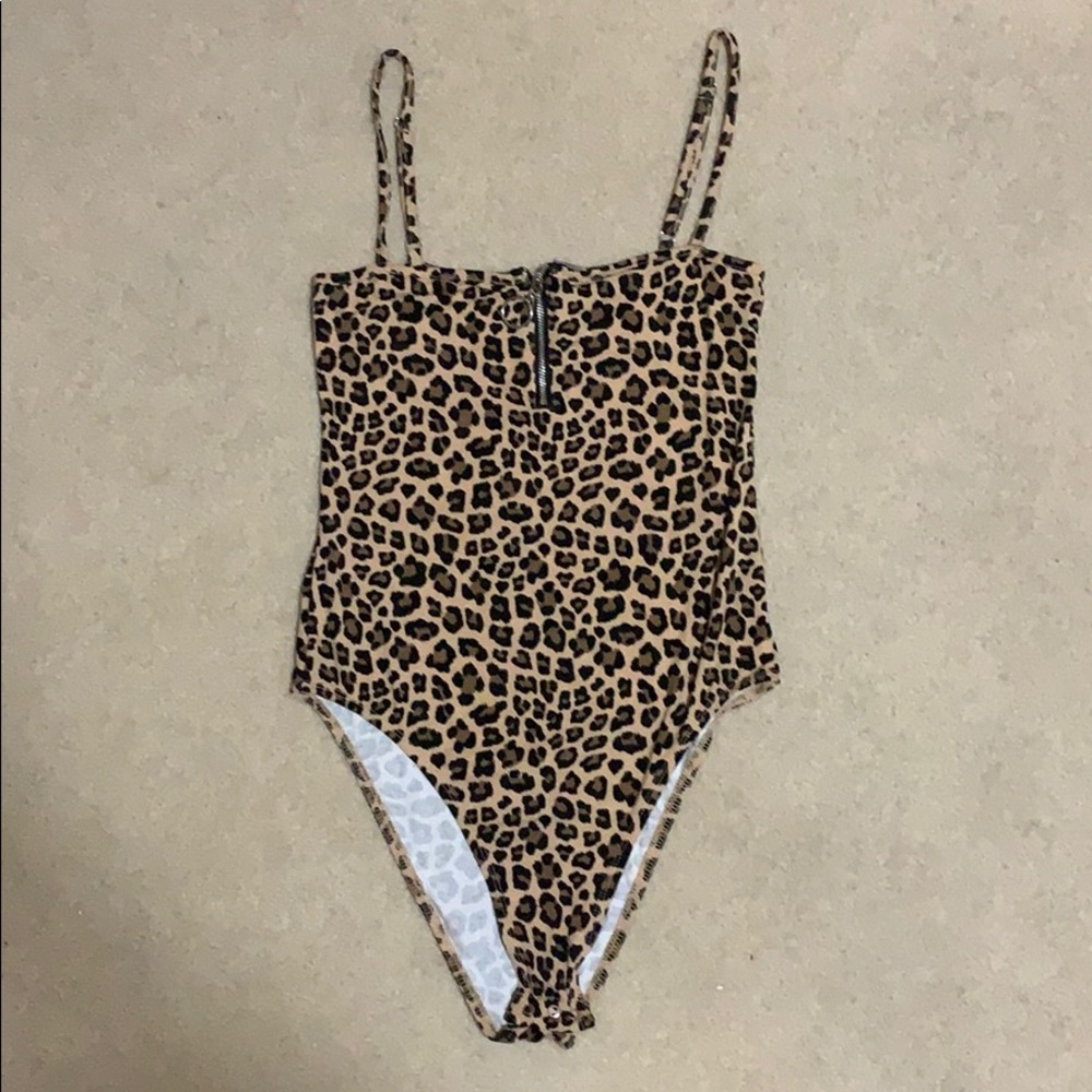 H&M Divided bodysuit cheetah - worn a few times